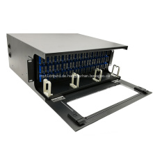 144 Fibers 4U ODF Rack Mounted Optical Distribution Frame mit hoher Dichte